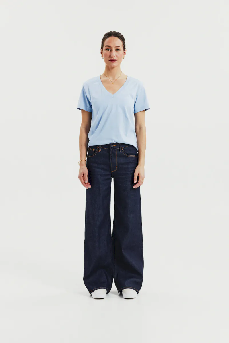 V-Neck Regular, Sky Blue