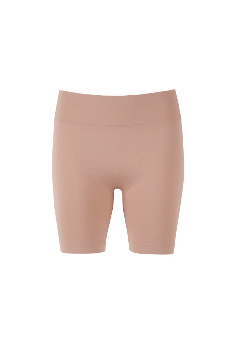 Ninna Microfiber Shorts, Nude
