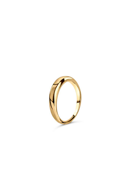 Hovedbilde Thin Dome Ring, Gold