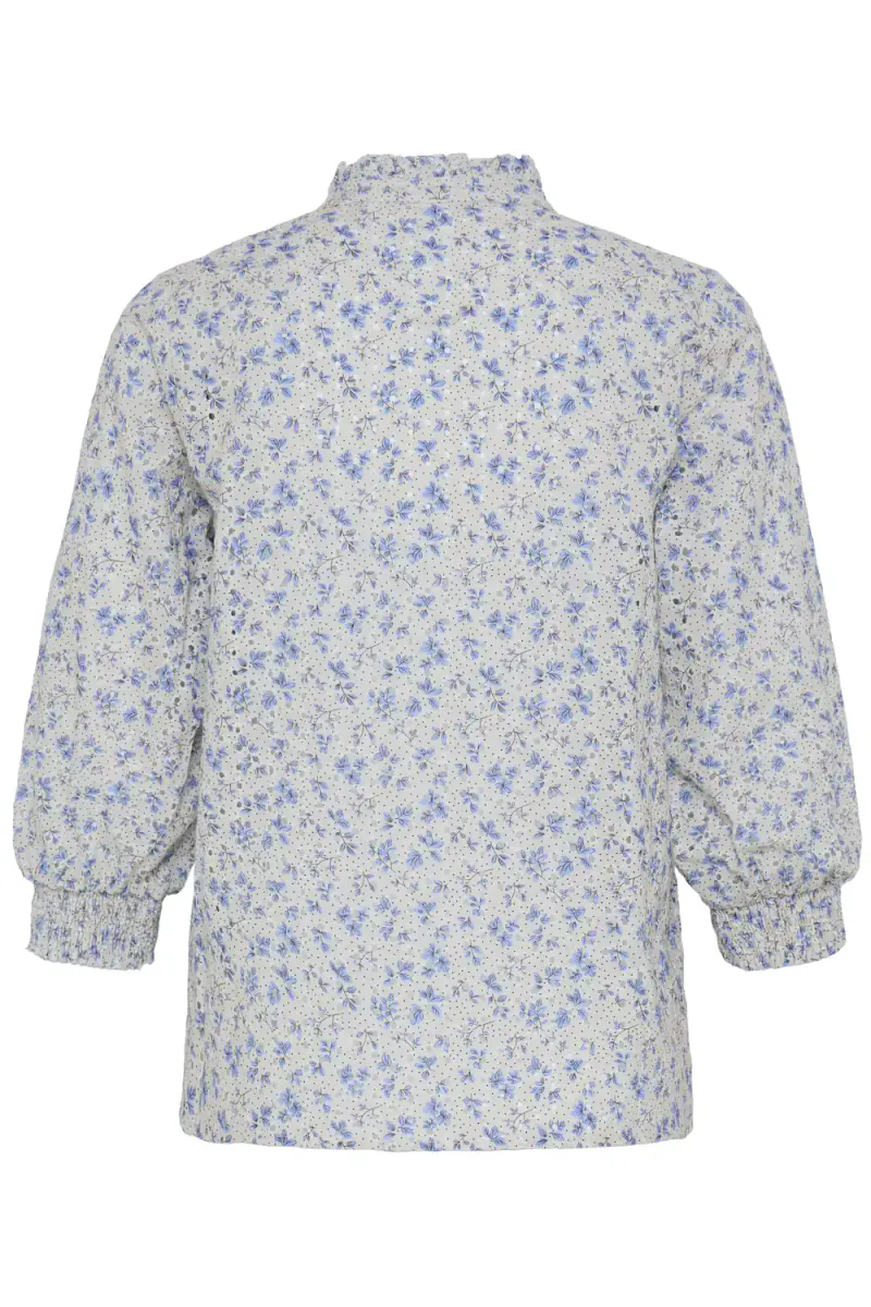 Dolores 3/4 SL Blouse, Vista Blue