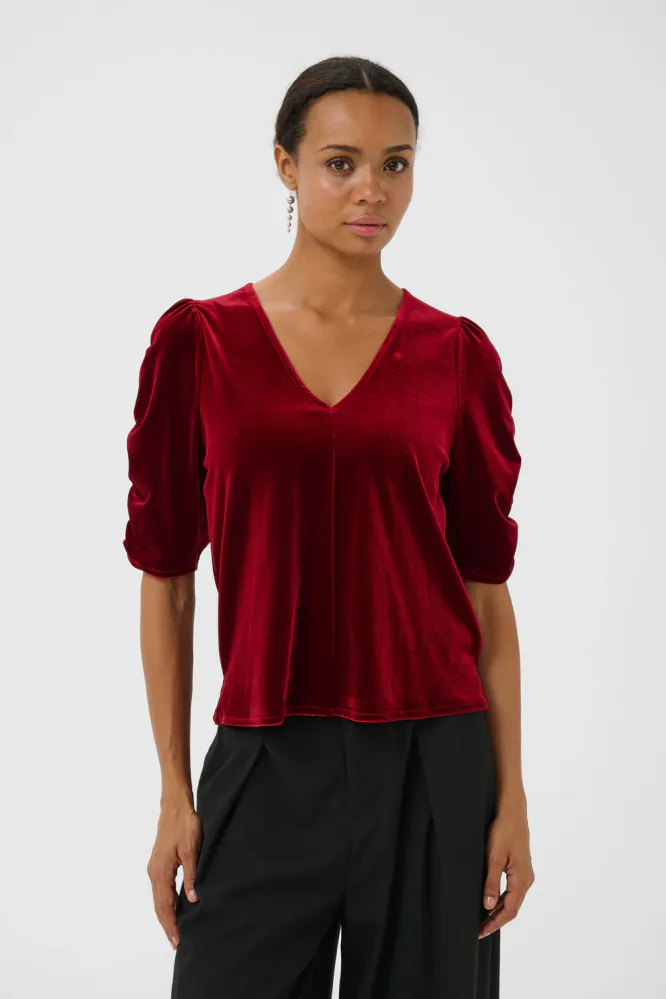 Valeriia Blouse, Biking Red