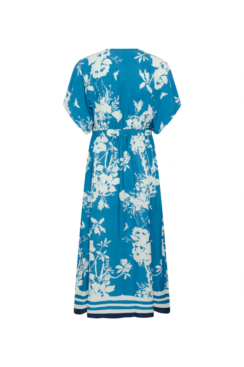 Rasheda Dress, Vallarta Blue Flower Bouquet