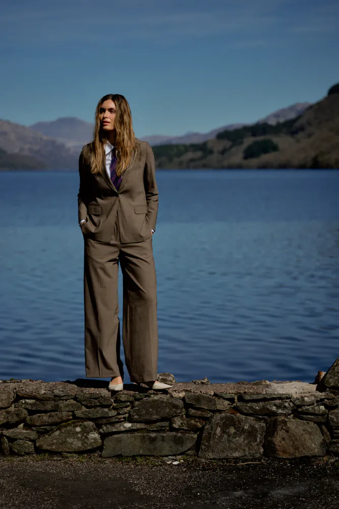Lucey Dynamic Luxe Blazer, Falcon