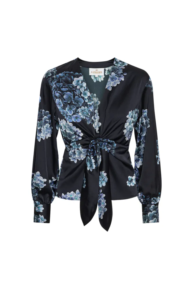 Blair Blouse, Hydrangea